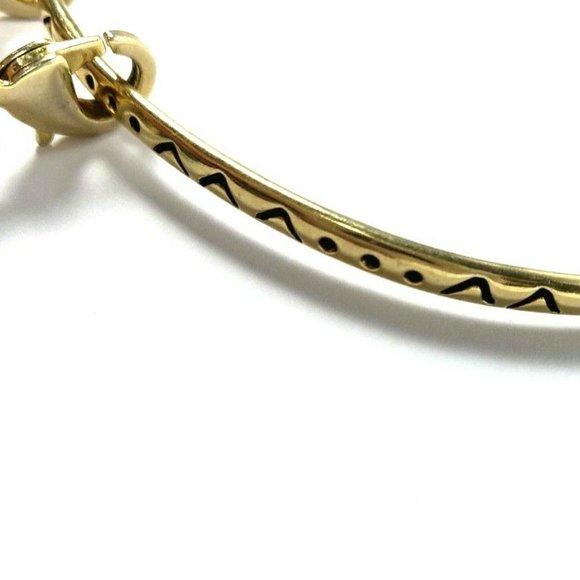 Turquoise Cross Bangle Charm Bracelet Faith - Picture 4 of 5